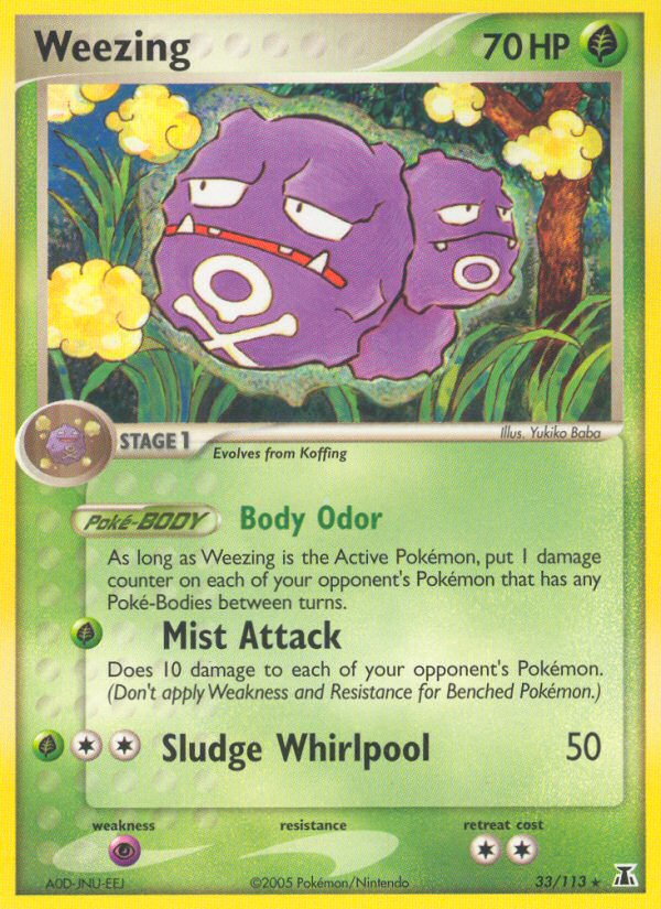 Weezing, Pokémon