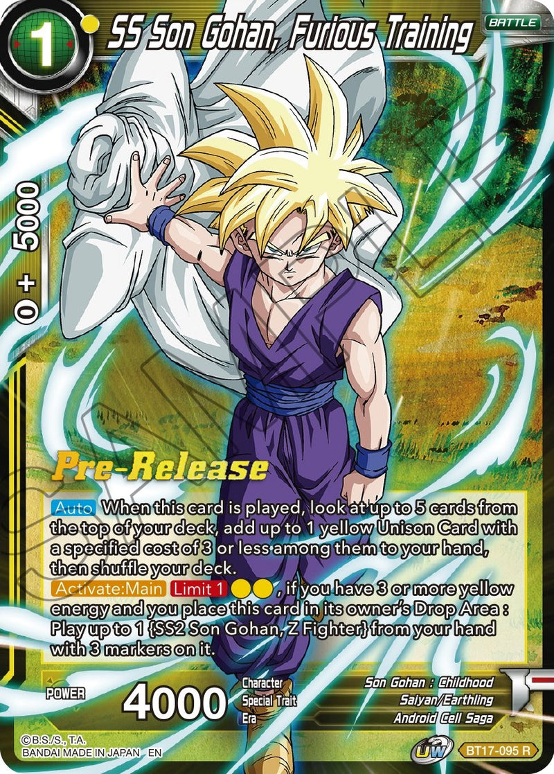 All Of The Dragon Ball Super Card Game Son Gohan Rares