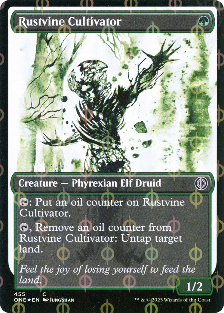 Rustvine Cultivator (Showcase Ichor Step-and-Compleat Foil) [Phyrexia: